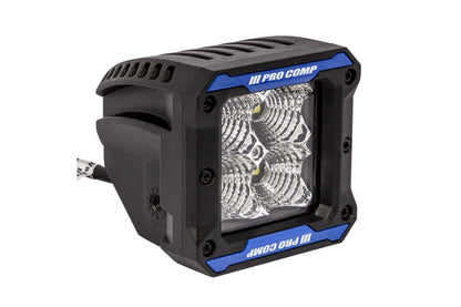 Pro Comp Gen 3 LED Pods - 2x2 Square 20W Flood Beam (Pair)
