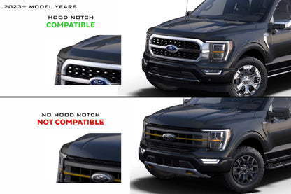 Morimoto XBG LED Grille Ford F-150 2021-2023 - Chrome with White DRL