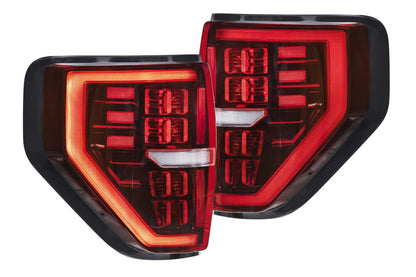 Morimoto XB LED Tail Lights Ford F-150 2009-2014 - Red Lens Set
