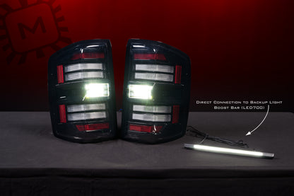 Morimoto XB LED Tail Lights Chevrolet Silverado 2014-2019 - Smoked Lens Set