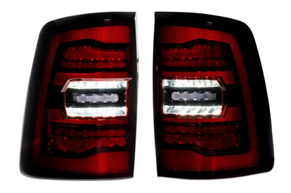 Morimoto XB LED Tail Lights Ram HD 2019+ - Red Lens Set