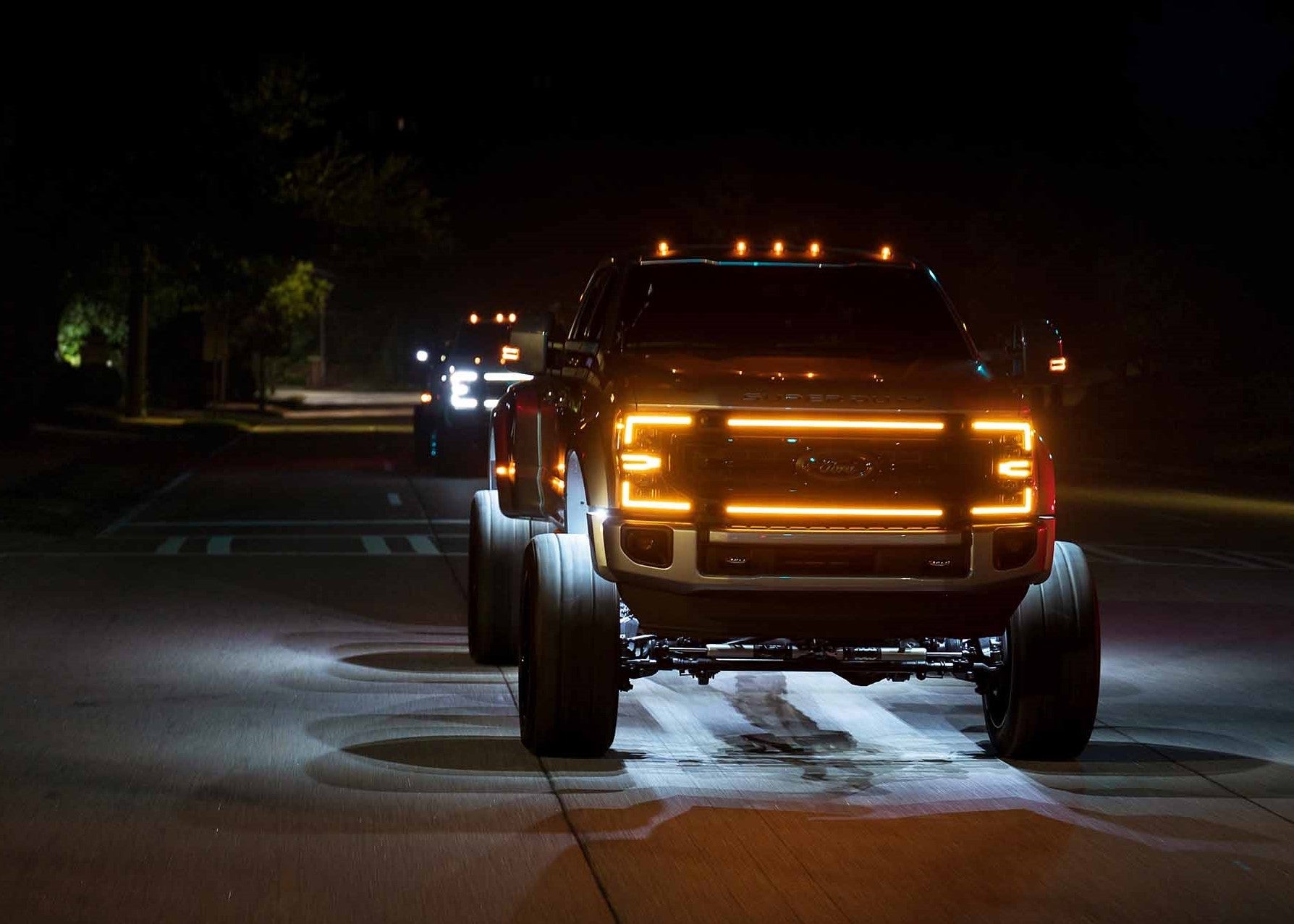 Morimoto XBG LED Grille Ford Super Duty 2020-2022 - Chrome with Amber DRL