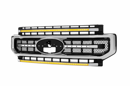 Morimoto XBG LED Grille Ford Super Duty 2020-2022 - Chrome with Amber DRL
