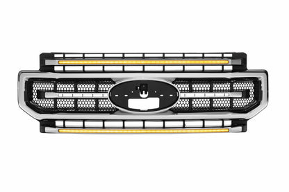 Morimoto XBG LED Grille Ford Super Duty 2020-2022 - Chrome with Amber DRL