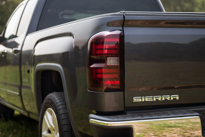 Morimoto XB LED Tail Lights GMC Sierra 2014-2018 - Red Lens Set
