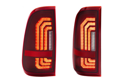 Morimoto XB LED Tail Lights Ford Super Duty 1999-2016 - Red Lens Set