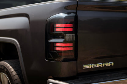 Morimoto XB LED Tail Lights GMC Sierra 2014-2018 - Smoked Lens Set