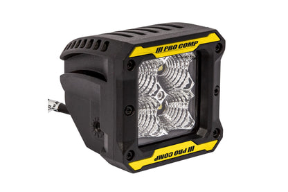 Pro Comp Gen 3 LED Pods - 2x2 Square 20W Flood Beam (Pair)