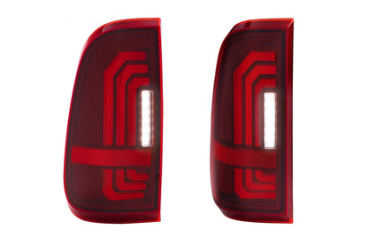 Morimoto XB LED Tail Lights Ford Super Duty 1999-2016 - Red Lens Set