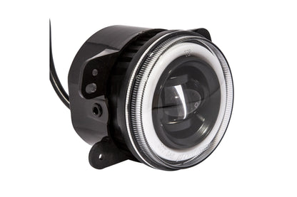 Pro Comp Jeep Fog Lights - Wide Fog Beam with Halo Ring (07-18 Wrangler JK)