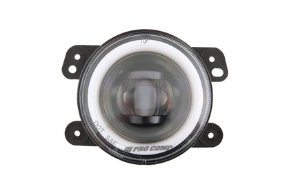 Pro Comp Jeep Fog Lights - Wide Fog Beam with Halo Ring (07-18 Wrangler JK)