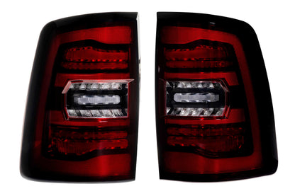 Morimoto XB LED Tail Lights Ram HD 2019+ - Red Lens Set