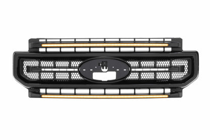Morimoto XBG LED Grille Ford Super Duty 2020-2022 - Black with Amber DRL