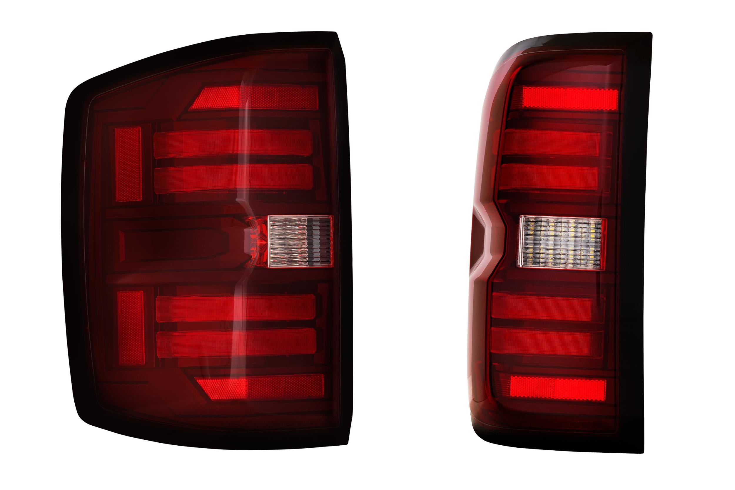 Morimoto XB LED Tail Lights Chevrolet Silverado 2014-2019 - Red Lens Set