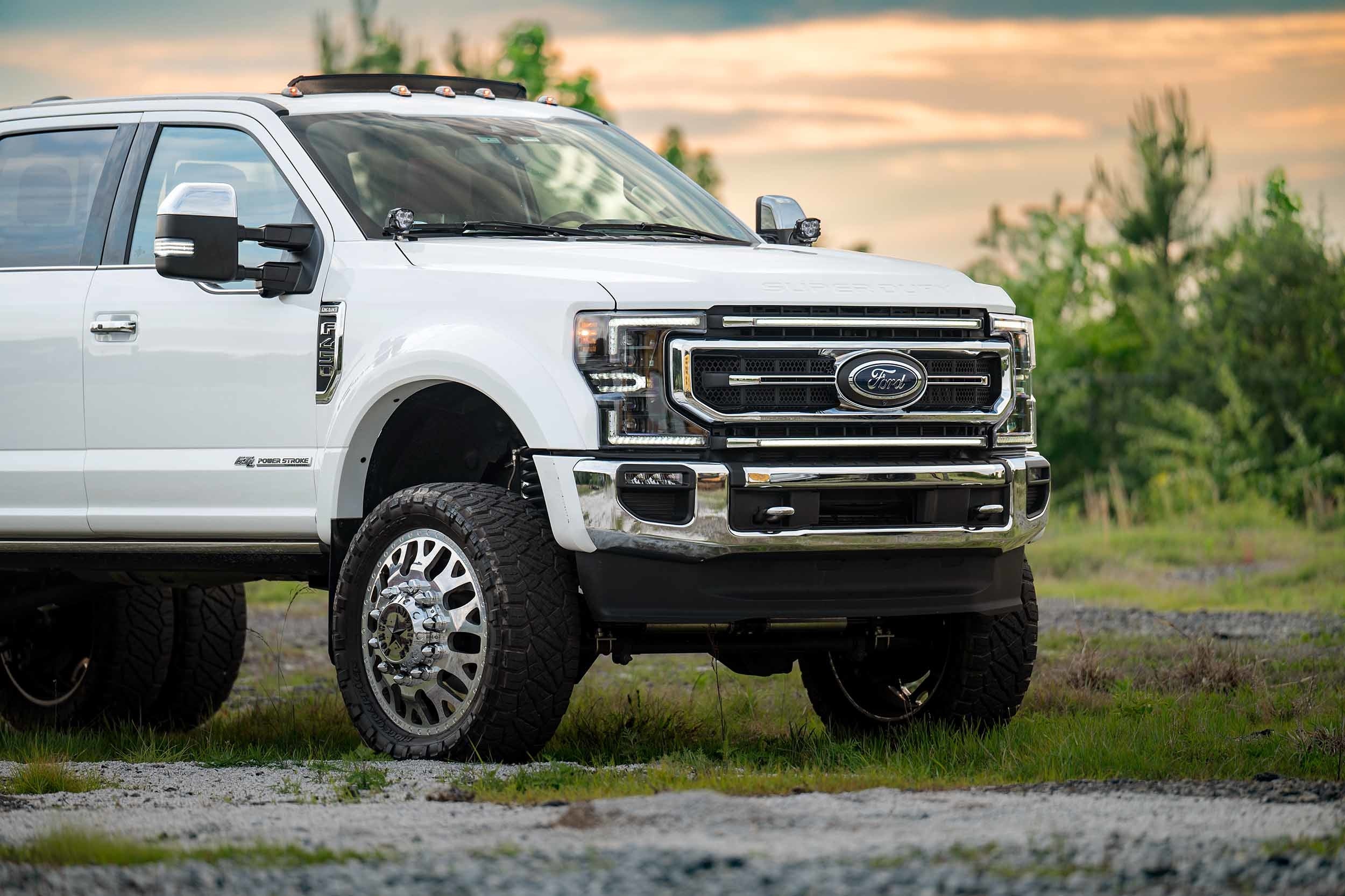 Morimoto XBG LED Grille Ford Super Duty 2020-2022 - Chrome with White DRL
