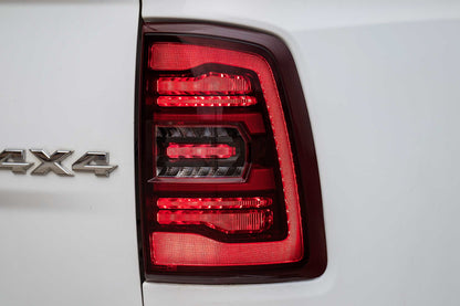 Morimoto XB LED Tail Lights Dodge Ram 2009-2018 - Red Lens Set