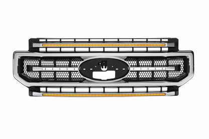 Morimoto XBG LED Grille Ford Super Duty 2020-2022 - Chrome with Amber DRL