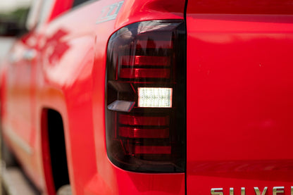 Morimoto XB LED Tail Lights Chevrolet Silverado 2014-2019 - Red Lens Set