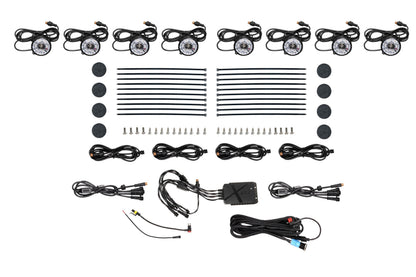 Morimoto Rock Light Kit RGB LED - 8 Pack with Bluetooth Controller