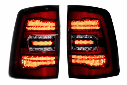 Morimoto XB LED Tail Lights Ram HD 2019+ - Red Lens Set