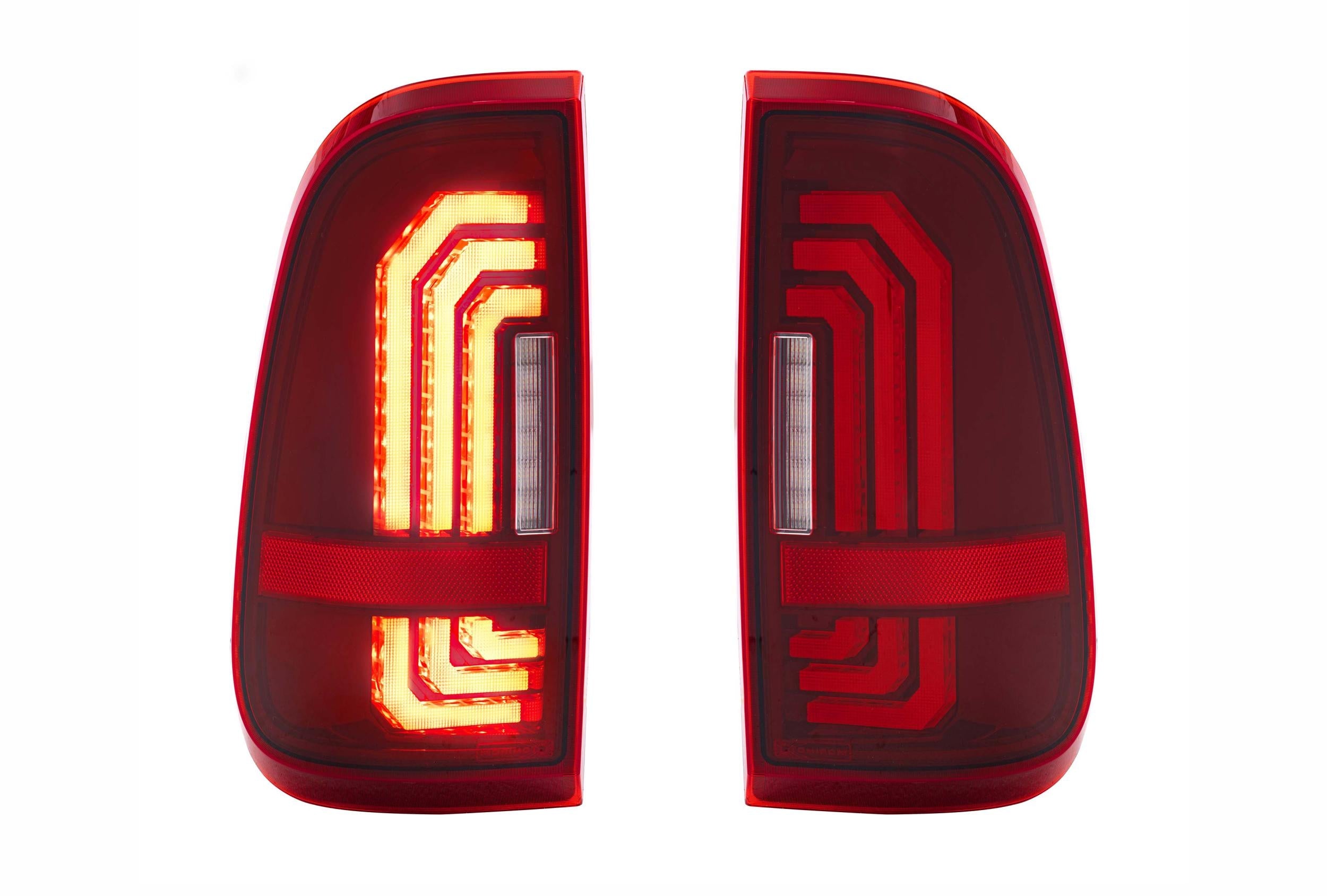 Morimoto XB LED Tail Lights Ford Super Duty 1999-2016 - Red Lens Set