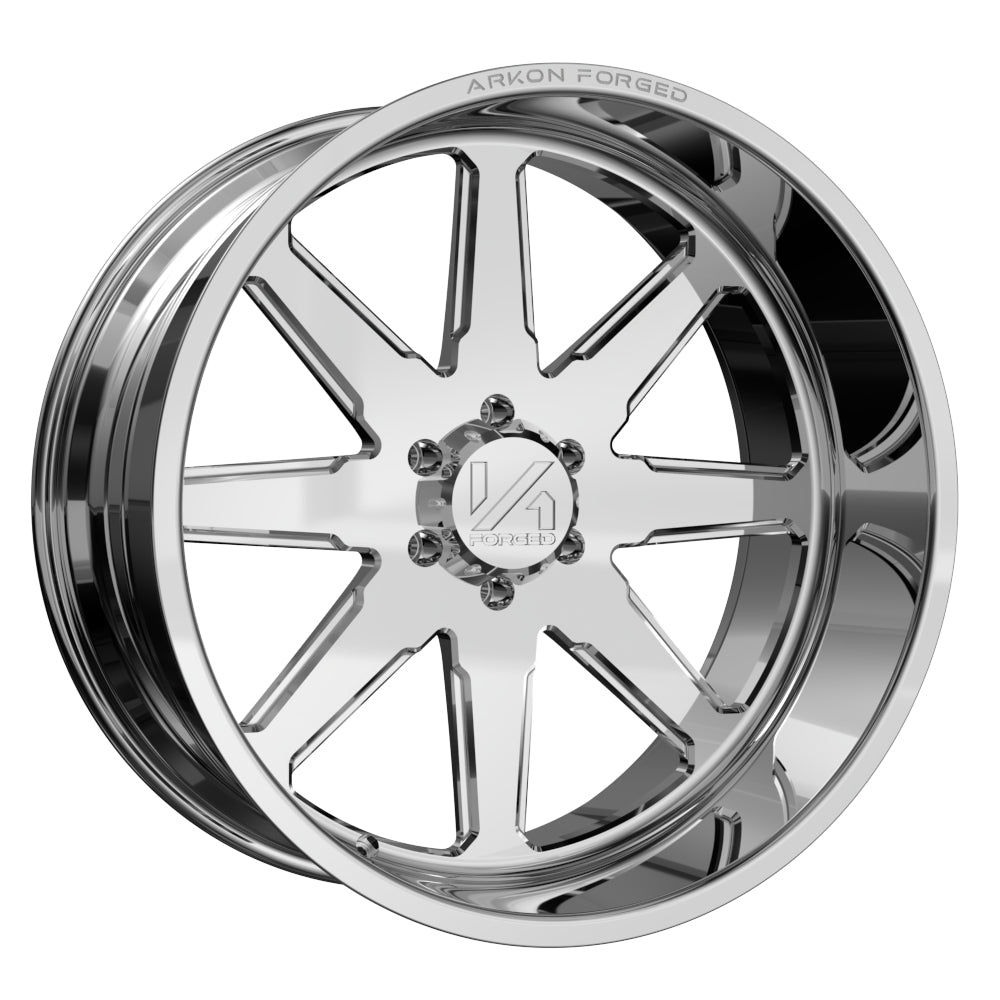Set of 4 ARKON Forged Anvil 24x12 6x135 -51 Polished Wheels