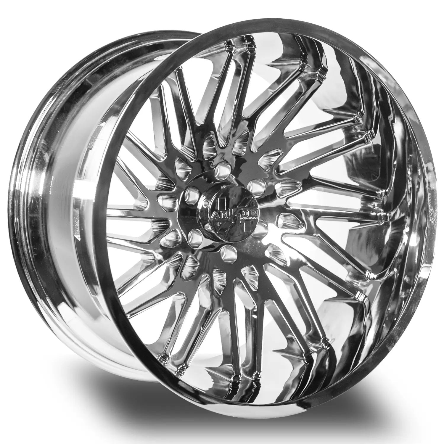Set of 4 ARKON Off-Road Apollo 24x14 6x5.5 -81 Chrome Wheels