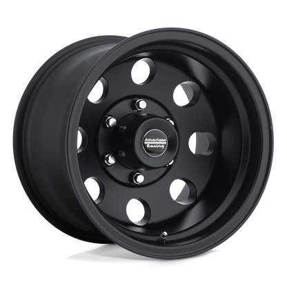 American Racing AR172 Baja 16x8 8x6.5 Satin Black -6mm Offset