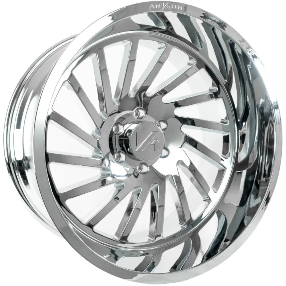 Set of 4 ARKON Off-Road Caesar 22x12 6x5.5 -51 Chrome Wheels