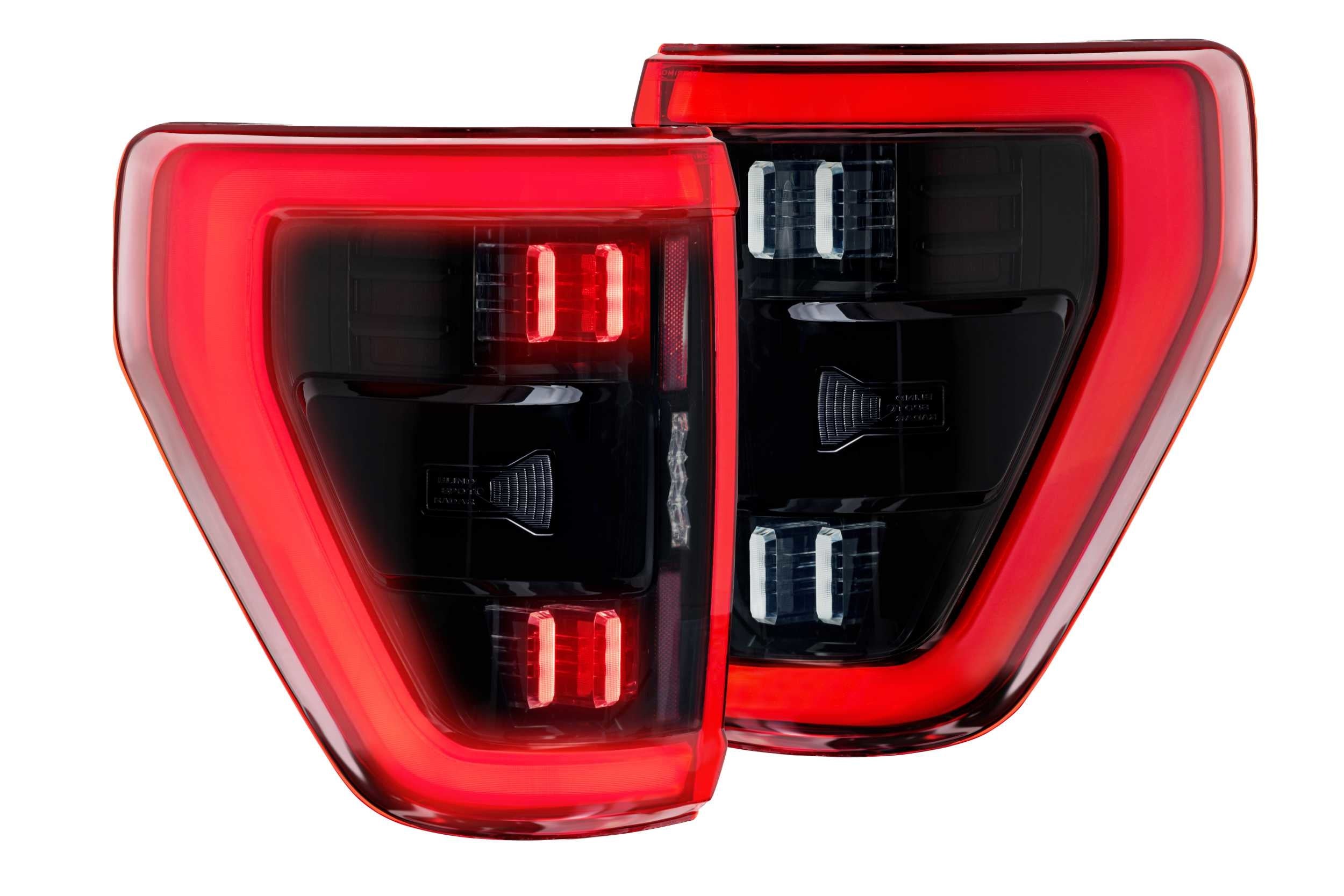 Morimoto XB LED Tail Lights Ford F-150 2021-2023 - Red Lens Set