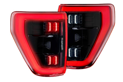 Morimoto XB LED Tail Lights Ford F-150 2021-2023 - Red Lens Set