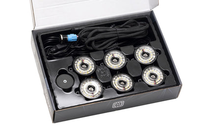 Morimoto Rock Light Kit White LED - 6 Pack