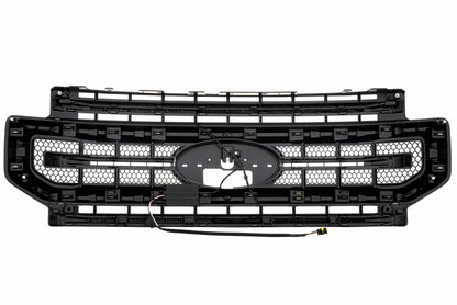 Morimoto XBG LED Grille Ford Super Duty 2020-2022 - Black with Amber DRL