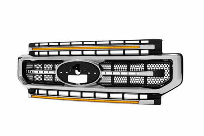 Morimoto XBG LED Grille Ford Super Duty 2020-2022 - Chrome with Amber DRL