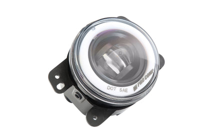 Pro Comp Jeep Fog Lights - Wide Fog Beam with Halo Ring (07-18 Wrangler JK)