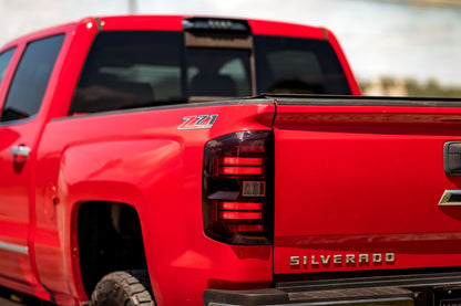 Morimoto XB LED Tail Lights Chevrolet Silverado 2014-2019 - Red Lens Set