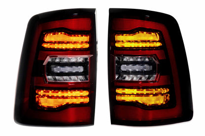 Morimoto XB LED Tail Lights Ram HD 2019+ - Red Lens Set