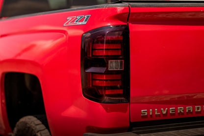 Morimoto XB LED Tail Lights Chevrolet Silverado 2014-2019 - Red Lens Set
