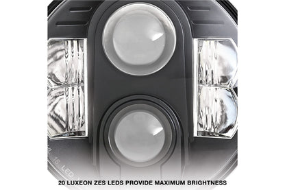 Pro Comp 7" Round LED Headlights - Hi/Lo Beam (07-18 Jeep Wrangler JK)