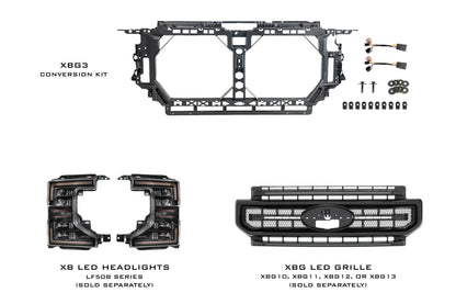 Morimoto XBG Front End Conversion Kit Ford Super Duty 2017-2019 to 2020-2022