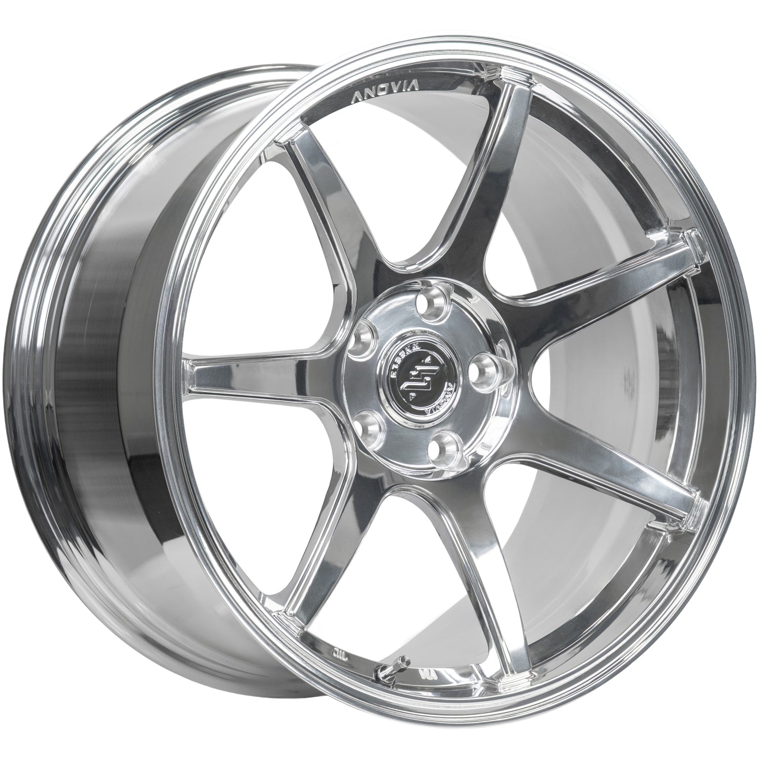 Set of 4 Anovia Kano 18x9.5 5x100 +38 Chrome Wheels