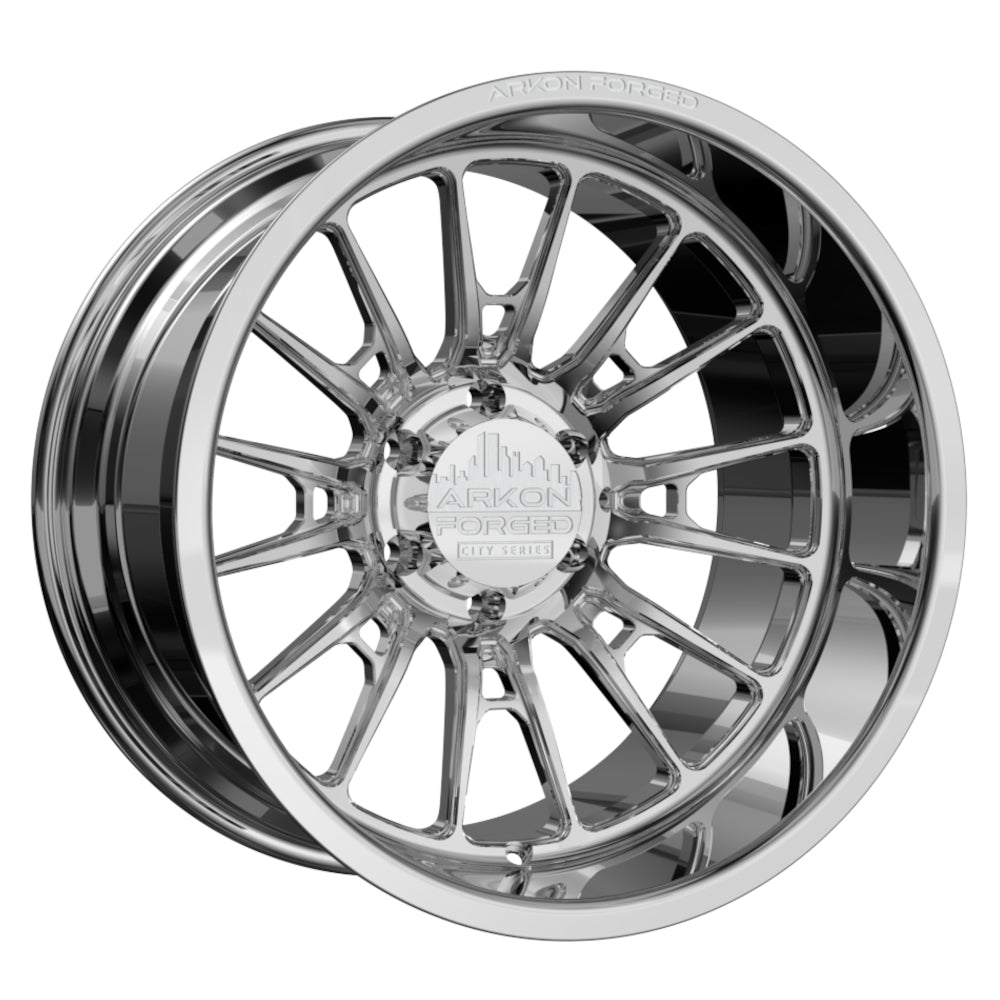 Set of 4 ARKON Forged Nashville 20x12 5x5 -51 Polished Wheels