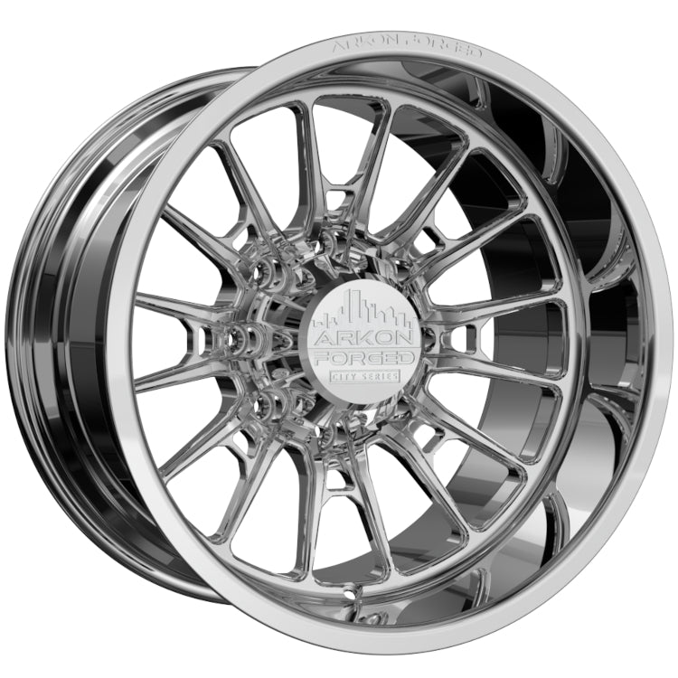 Set of 4 ARKON Forged Nashville 20x12 8x180 -51 Polished Wheels