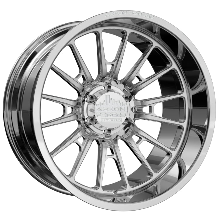 Set of 4 ARKON Forged Nashville 22x12 5x5.5 -51 Polished Wheels