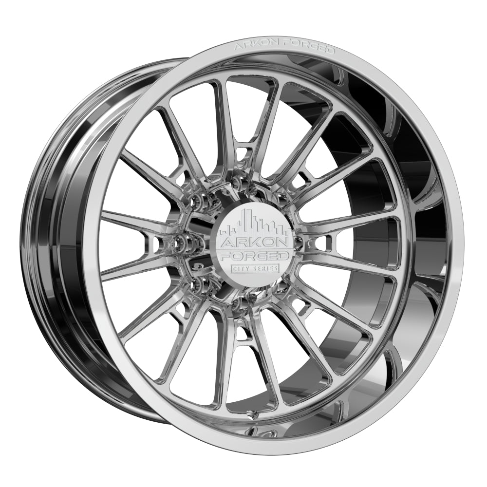 Set of 4 ARKON Forged Nashville 22x12 8x170 -51 Polished Wheels