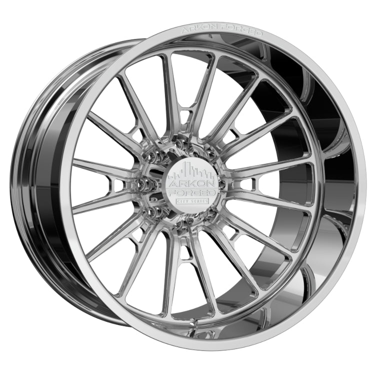 Set of 4 ARKON Forged Nashville 26x14 8x170 -76 Polished Wheels