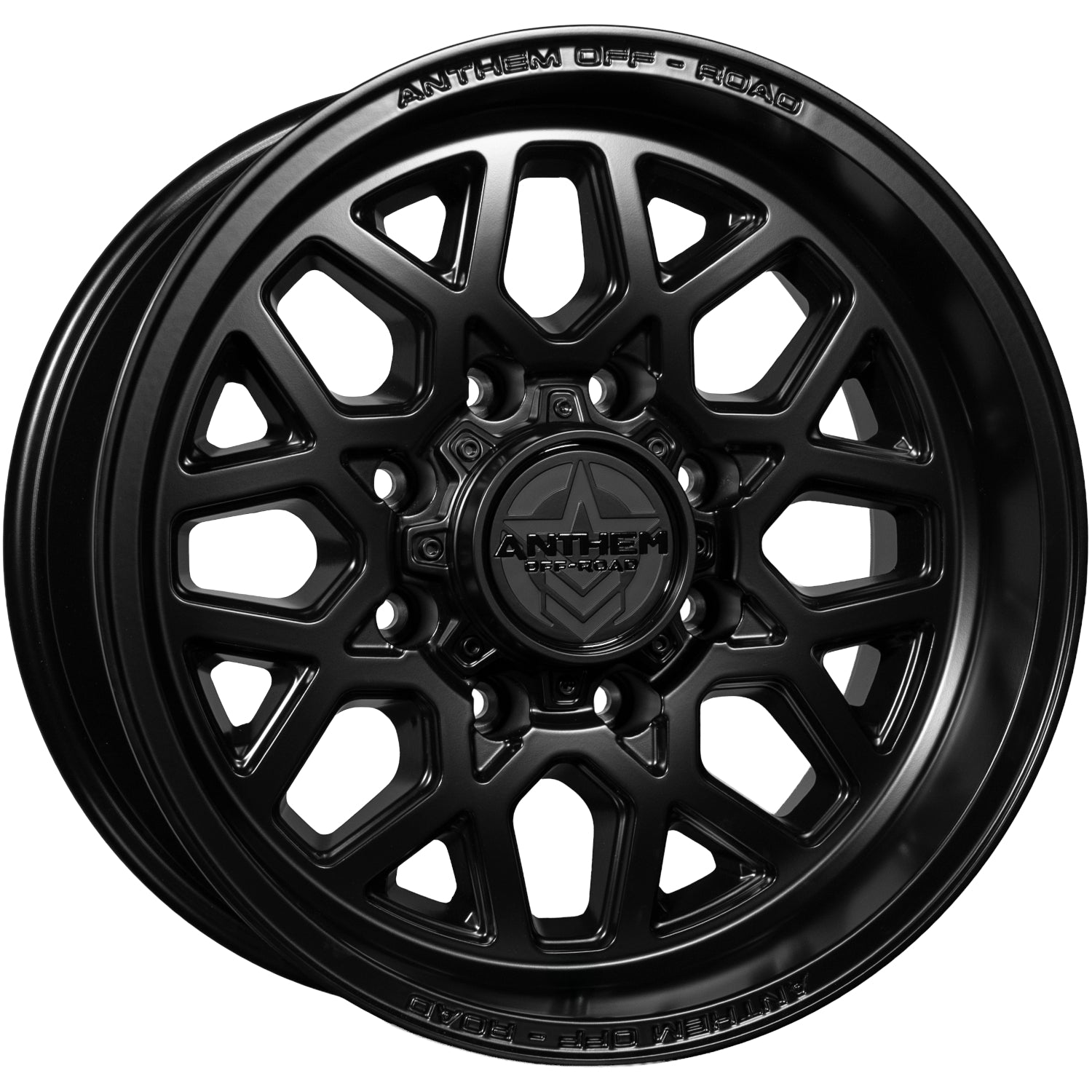 Set of 4 Anthem Off-Road Revenger 18x9 8x170 -12 Satin Black Wheels
