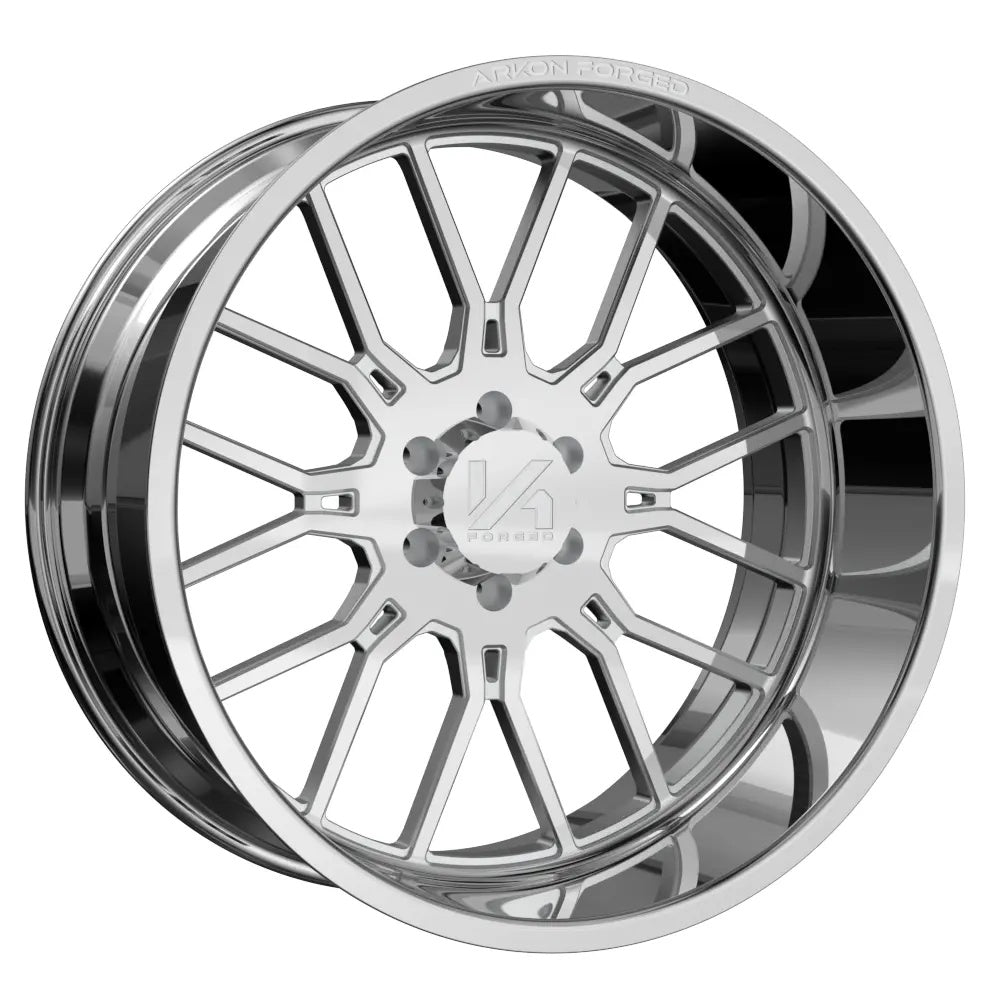 Set of 4 ARKON Forged Splicer 26x14 8x180 -76 Polished Wheels