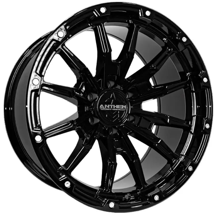 Set of 4 Anthem Off-Road Talon 20x9 6x135 0 Gloss Black Wheels